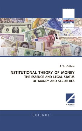 Cover image for Institutional Theory of Money