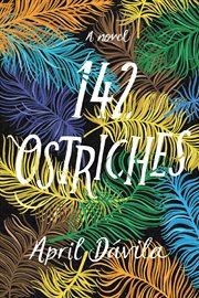Book cover featuring colorful ostrich feathers.