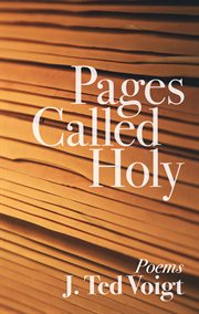 Pages called holy : poems cover image