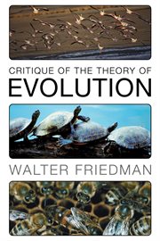 Critique of the theory of evolution cover image