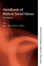 Handbook of biblical social values cover image