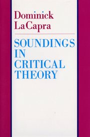 Soundings in critical theory cover image