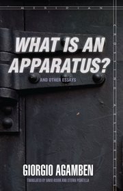 What is an apparatus? : and other essays cover image