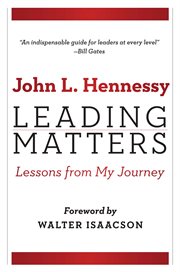 Leading matters : lessons from my journey cover image