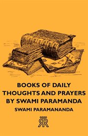 Books of daily thoughts and prayers by swami paramanda cover image
