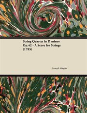 String quartet in d minor op.42 - a score for strings (1785) cover image