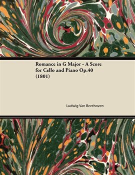 Cover image for Romance in G Major