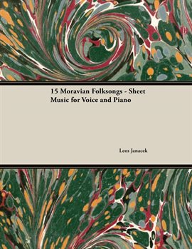 Cover image for 15 Moravian Folksongs