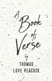 A book of verse cover image