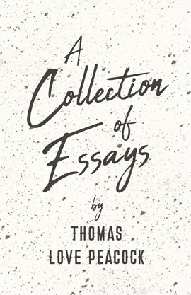Cover image for A Collection of Essays
