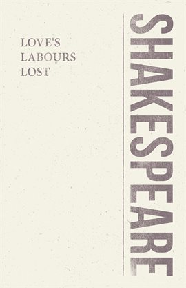 Cover image for Love's Labours Lost