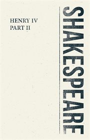Henry IV, part II cover image