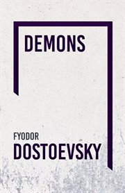 Demons : a novel in three parts cover image