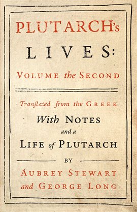 Cover image for Plutarch's Lives, Vol. II