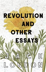 Revolution and other essays cover image