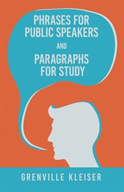Phrases for public speakers and paragraphs for study cover image