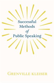 Successful methods of public speaking cover image