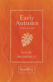 Early autumn - a story of a lady cover image