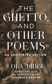 The ghetto : and other poems cover image