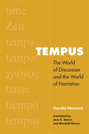 Tempus : The World of Discussion and the World of Narration. Verbal Arts: Studies in Poetics cover image
