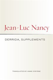 Derrida, Supplements cover image