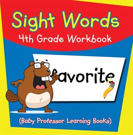 Umschlagbild für Sight Words 4th Grade Workbook