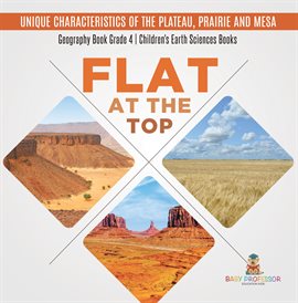 Cover image for Flat at the Top : Unique Characteristics of the Plateau, Prairie and Mesa Geography Book Grade 4