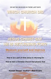 Which church did jesus christ say he is returning for? cover image