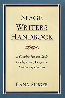 Cover image for Stage Writers Handbook