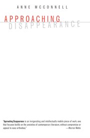 Approaching Disappearance cover image