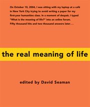The real meaning of life cover image