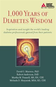 1,000 years of diabetes wisdom cover image