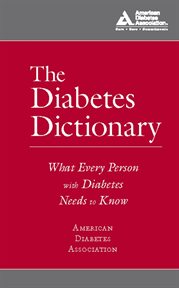 The diabetes dictionary cover image