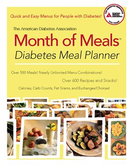 Cover image for The American Diabetes Association Month of Meals Diabetes Meal Planner