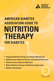 American diabetes association guide to nutrition therapy for diabetes cover image
