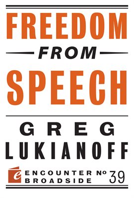 Cover image for Freedom From Speech