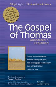 Gospel of Thomas annotated & explained cover image
