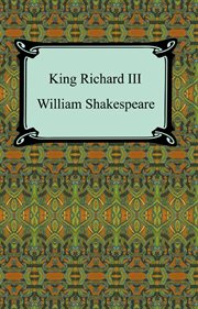 King richard iii (king richard the third) cover image