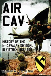 Air cav. History of the 1st Cavalry Division in Vietnam 1965-1969 cover image