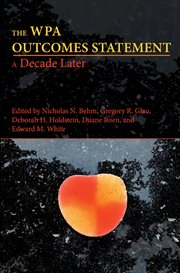 The WPA outcomes statement-- a decade later cover image