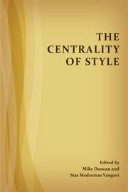 The centrality of style cover image