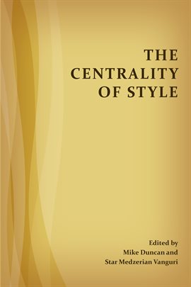 Umschlagbild für The Centrality of Style
