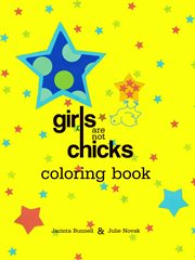 Girls are not chicks coloring book cover image