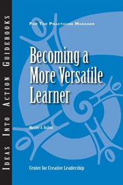 Becoming a more versatile learner cover image