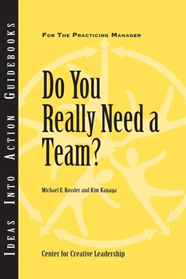 Cover image for Do You Really Need a Team?