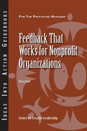 Feedback that works for nonprofit organizations cover image