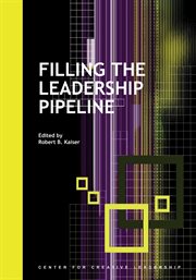 Filling the leadership pipeline cover image