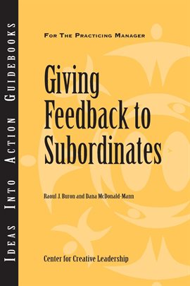 Cover image for Giving Feedback to Subordinates