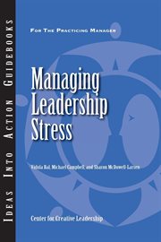 Managing leadership stress cover image