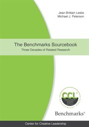 The benchmarks sourcebook : three decades of related research cover image